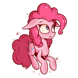 Size: 2000x2000 | Tagged: safe, artist:malphee, pinkie pie, earth pony, pony, :t, cute, diapinkes, female, floppy ears, high res, mare, simple background, solo, white background