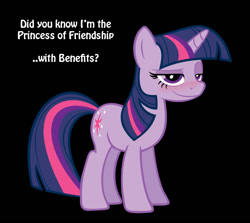 Size: 900x803 | Tagged: safe, artist:adurotri, derpibooru import, twilight sparkle, pony, unicorn, drunk, drunk twilight, female, friendship with benefits, mare, meme, solo, text, twilight's bad pickup lines