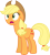 Size: 5422x6000 | Tagged: safe, artist:slb94, applejack, earth pony, pony, made in manehattan, absurd resolution, open mouth, shocked, simple background, solo, transparent background, vector