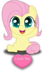 Size: 1239x2000 | Tagged: safe, artist:spellboundcanvas, fluttershy, pegasus, pony, cute, filly, filly fluttershy, hearts and hooves day, shyabetes, simple background, solo, spellboundcanvas is trying to murder us, transparent background, weapons-grade cute