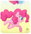 Size: 1233x1328 | Tagged: safe, artist:atomic8497, pinkie pie, earth pony, pony, balloon, floating, gradient background, solo, then watch her balloons lift her up to the sky