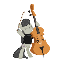 Size: 3240x3240 | Tagged: safe, artist:shadyhorseman, octavia melody, earth pony, pony, apocalyptica, cello, clothes, heavy metal, musical instrument, shirt, solo, t-shirt