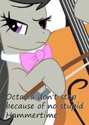 Size: 1250x1742 | Tagged: safe, octavia melody, earth pony, pony, glorious cello princess, hammer time, image macro, insane pony thread, mc hammer, solo