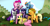 Size: 4048x2140 | Tagged: safe, artist:creeperabel, derpibooru import, applejack, fluttershy, pinkie pie, rainbow dash, rarity, twilight sparkle, earth pony, pegasus, pony, unicorn, high res, mane six, mane six opening poses, mine little pony, minecraft, wallpaper