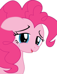 Size: 4696x6086 | Tagged: safe, artist:crimson, pinkie pie, earth pony, pony, absurd resolution, bust, crying, portrait, simple background, solo, transparent background, vector