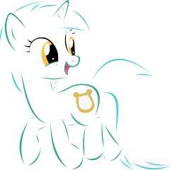Size: 10383x9988 | Tagged: safe, artist:up1ter, lyra heartstrings, pony, unicorn, absurd resolution, cutie mark, female, hooves, horn, lineart, mare, minimalist, open mouth, simple background, solo, transparent background, vector
