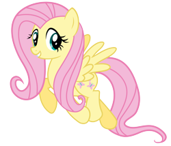 Size: 7000x6000 | Tagged: safe, artist:anxet, fluttershy, pegasus, pony, absurd resolution, looking at you, simple background, smiling, solo, spread wings, transparent background, vector