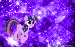 Size: 1920x1200 | Tagged: safe, artist:cloud-twister, derpibooru import, twilight sparkle, unicorn twilight, pony, unicorn, solo, wallpaper