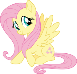 Size: 7000x6719 | Tagged: safe, artist:luckreza8, fluttershy, pegasus, pony, my little pony: the movie, .svg available, absurd resolution, cute, shyabetes, simple background, smiling, solo, transparent background, vector