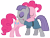 Size: 9300x7000 | Tagged: safe, artist:tardifice, maud pie, pinkie pie, earth pony, pony, the gift of the maud pie, absurd resolution, eyes closed, hug, simple background, smiling, transparent background, vector, when she smiles