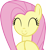 Size: 10713x11748 | Tagged: safe, artist:cyanlightning, fluttershy, pegasus, pony, gauntlet of fire, .svg available, absurd resolution, cute, eyes closed, female, mare, shyabetes, simple background, smiling, solo, transparent background, vector