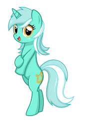 Size: 595x842 | Tagged: safe, artist:fehlung, artist:kaizenwerx, lyra heartstrings, pony, bipedal, cute, looking at you, pose, simple background, solo, standing, svg, transparent background, vector