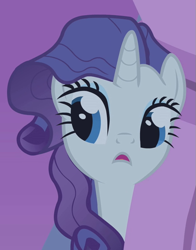 Size: 543x694 | Tagged: safe, screencap, rarity, pony, unicorn, suited for success, cute, female, mare, open mouth, raribetes, reaction image, solo