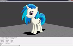 Size: 1920x1200 | Tagged: safe, artist:poninnahka, dj pon-3, vinyl scratch, pony, unicorn, 3d, model