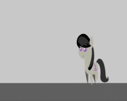 Size: 580x464 | Tagged: safe, artist:chicken-cake, octavia melody, earth pony, pony, animated, death, dumb ways to die, female, friendship express, locomotive, mare, pointy ponies, solo, train