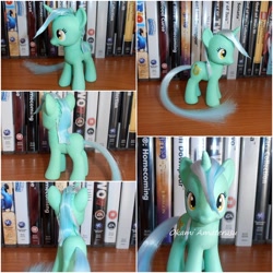 Size: 1204x1204 | Tagged: safe, artist:soulren, lyra heartstrings, pony, brushable, custom, irl, photo, toy