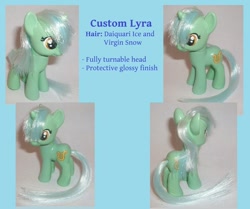 Size: 900x751 | Tagged: safe, artist:gryphyn-bloodheart, lyra heartstrings, pony, brushable, custom, irl, photo, toy