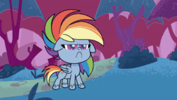 Size: 800x450 | Tagged: safe, derpibooru import, screencap, rainbow dash, pegasus, pony, bighoof walking, my little pony: pony life, spoiler:pony life s01e09, animated, forest, running, solo, sonic the hedgehog, sonic the hedgehog (series), spin dash