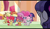 Size: 1024x600 | Tagged: safe, derpibooru import, screencap, apple bloom, applejack, fluttershy, pinkie pie, rainbow dash, rarity, scootaloo, sweetie belle, twilight sparkle, twilight sparkle (alicorn), alicorn, earth pony, pegasus, pony, unicorn, disappearing act, my little pony: pony life, spoiler:pony life s01e12, 2020, applejack is not amused, cutie mark crusaders, female, filly, fluttershy is not amused, pinkie pie is not amused, rainbow dash is not amused, twilight is not amused, unamused