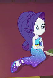 Size: 516x755 | Tagged: safe, screencap, rarity, better together, equestria girls, spring breakdown, clothes, cropped, female, ponytail, shoes