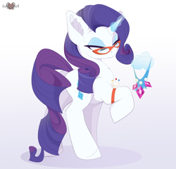 Size: 3960x3800 | Tagged: safe, artist:xsatanielx, rarity, pony, unicorn, female, glasses, rcf community