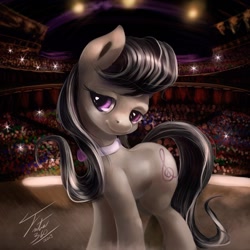 Size: 600x600 | Tagged: safe, artist:tsitra360, octavia melody, earth pony, pony, bowtie, female, mare, solo