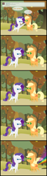 Size: 1047x3909 | Tagged: safe, artist:bronybyexception, artist:zacatron94, applejack, rarity, earth pony, pony, unicorn, ask honest applejack, fart, nyan cat, pointy ponies, rainbow fart