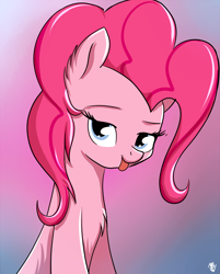 Size: 1366x1700 | Tagged: safe, artist:php80, pinkie pie, earth pony, pony, :p, looking at you, solo, tongue out