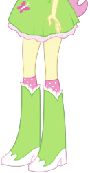 Size: 3424x6550 | Tagged: safe, artist:teentitansfan201, edit, fluttershy, equestria girls, absurd resolution, boots, clothes, cropped, hand, high heel boots, legs, pictures of legs, simple background, skirt, socks, solo, transparent background, vector, vector edit