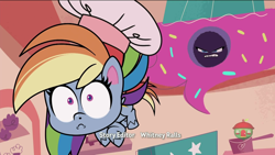 Size: 1920x1080 | Tagged: safe, derpibooru import, screencap, rainbow dash, rarity, pegasus, pony, unicorn, bad thing no. 3, my little pony: pony life, spoiler:pony life s01e05