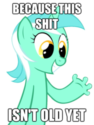 Size: 625x829 | Tagged: safe, lyra heartstrings, too many pinkie pies, hand, image macro, text, vulgar