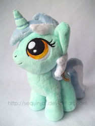 Size: 600x800 | Tagged: safe, artist:sequinjar, lyra heartstrings, pony, irl, photo, plushie, solo