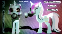 Size: 1191x654 | Tagged: safe, lyra heartstrings, fanfic:end of ponies, 3d print, armageddon, photo