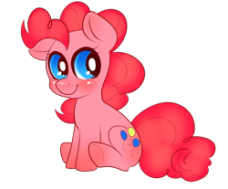 Size: 1280x1058 | Tagged: safe, artist:ponycide, pinkie pie, earth pony, pony, female, mare, pink coat, pink mane, smiling, solo