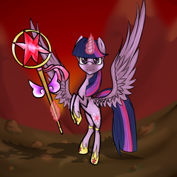 Size: 5168x5168 | Tagged: safe, artist:kizokukokoro, derpibooru import, twilight sparkle, twilight sparkle (alicorn), alicorn, pony, absurd resolution, female, mare, solo