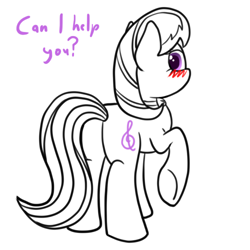 Size: 500x500 | Tagged: safe, artist:scramjet747, octavia melody, earth pony, pony, blushing, plot, solo