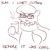 Size: 500x500 | Tagged: safe, artist:balooga, octavia melody, earth pony, pony, before it was cool, clothes, coffee, glasses, hipster, monochrome, scarf, text