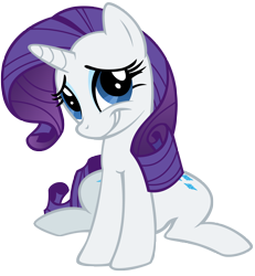 Size: 3000x3250 | Tagged: safe, artist:ns4j19y, rarity, pony, unicorn, swarm of the century, cute, female, grin, head tilt, mare, nervous, nervous grin, raribetes, sheepish grin, simple background, sitting, smiling, solo, transparent background, vector