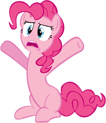 Size: 4000x4604 | Tagged: safe, artist:zachgamer77, pinkie pie, earth pony, pony, absurd resolution, simple background, solo, transparent background, vector