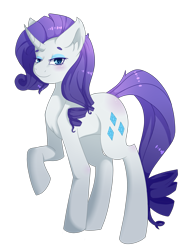 Size: 1915x2472 | Tagged: safe, artist:pearlessentartist, rarity, pony, unicorn, chest fluff, cute, ear fluff, female, mare, raribetes, simple background, solo, transparent background