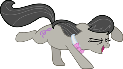 Size: 2942x1651 | Tagged: safe, artist:haretrinity, octavia melody, earth pony, pony, dancing, do the sparkle, simple background, solo, transparent background