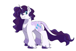 Size: 1280x854 | Tagged: safe, artist:itstechtock, rarity, pony, unicorn, alternate design, simple background, solo, transparent background, unshorn fetlocks