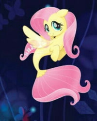 Size: 280x350 | Tagged: safe, screencap, fluttershy, pony, seapony (g4), my little pony: the movie, cropped, cute, fin, fin wings, looking at you, seaponified, seapony fluttershy, shyabetes, smiling, solo, species swap, tail