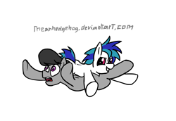 Size: 3200x2200 | Tagged: safe, artist:meanhedgehog, dj pon-3, octavia melody, vinyl scratch, earth pony, pony, 30 minute art challenge