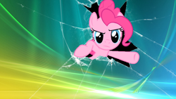 Size: 1920x1080 | Tagged: safe, derpibooru import, pinkie pie, earth pony, pony, breaking the fourth wall, meme, microsoft, wallpaper, windows