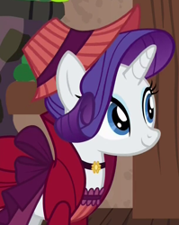 Size: 610x765 | Tagged: safe, screencap, merry, rarity, pony, unicorn, a hearth's warming tail