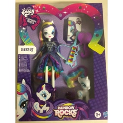 Size: 800x800 | Tagged: safe, rarity, pony, equestria girls, rainbow rocks, doll, face, guitar, hasbro, logo, my little pony, style, toy