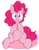 Size: 1079x1366 | Tagged: safe, artist:akainu_pony, pinkie pie, earth pony, pony, simple background, solo, white background