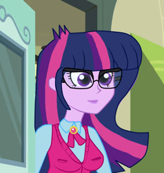 Size: 970x1019 | Tagged: safe, derpibooru import, edit, edited screencap, screencap, sci-twi, twilight sparkle, equestria girls, older