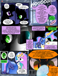 Size: 1275x1650 | Tagged: safe, artist:dsana, princess celestia, princess luna, spike, twilight sparkle, alicorn, dragon, pony, comic:the shadow shard, comic, egg, silhouette, spike's egg, spike's family